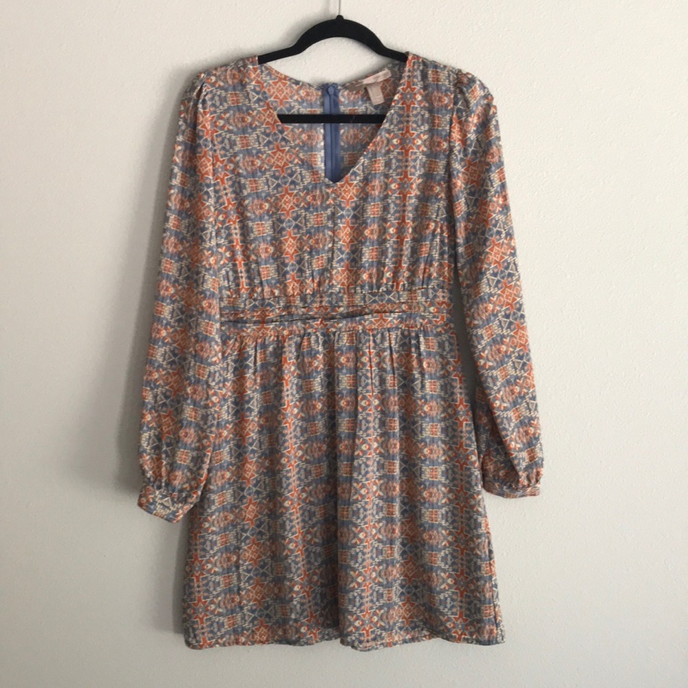 Long Sleeved Short Dress